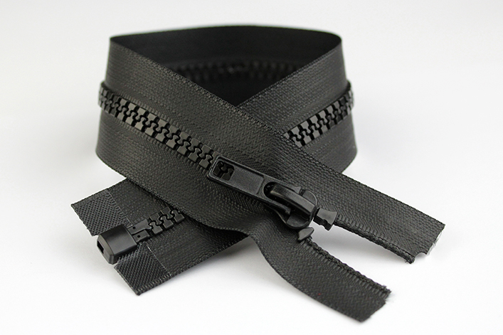 Resin waterproof zipper